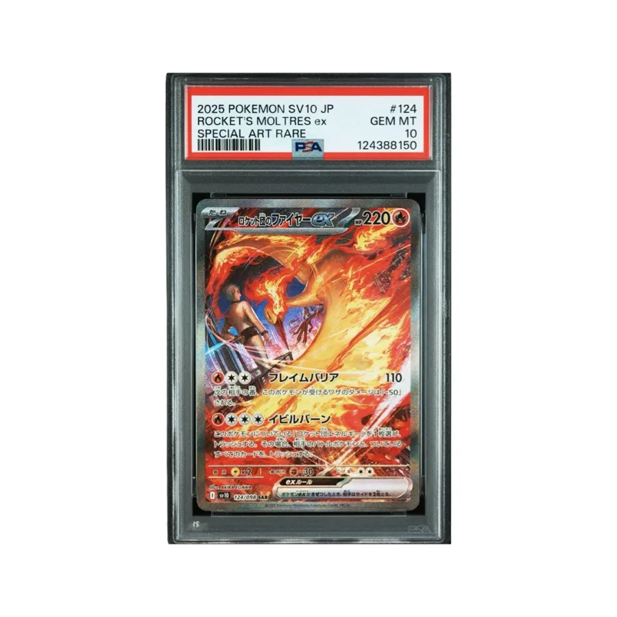 Rocket's Moltres PSA 10 — Team Rocket JP