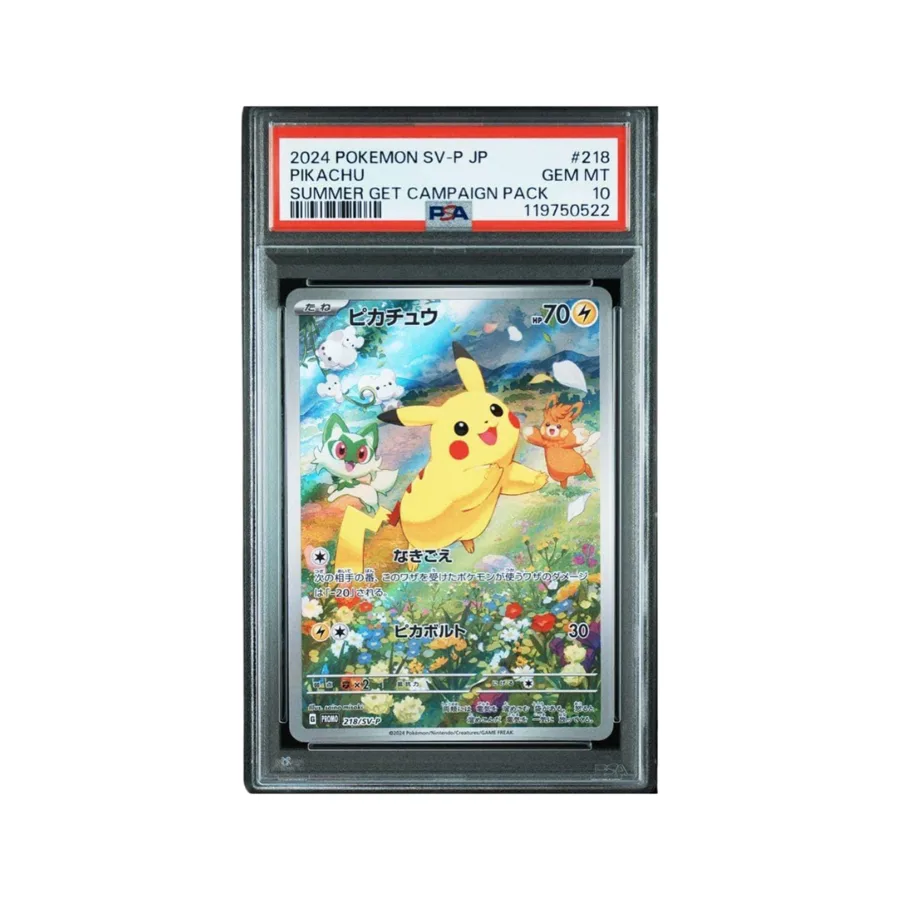 Pikachu Summer PSA 10 — Promo Verano JP