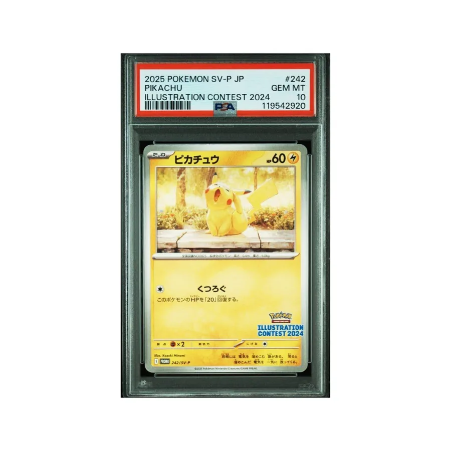 Pikachu Illustration Contest 2024 PSA 10 — Promo JP