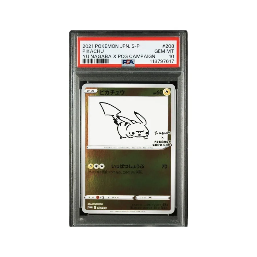 Pikachu Yu Nagaba PSA 10 — Collab PCG 2021